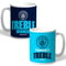 Personalised Manchester City Treble Winners 11oz ceramic Name Mug