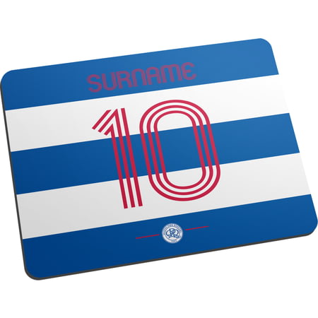 Personalised Queens Park Rangers FC Retro Shirt Mouse Mat