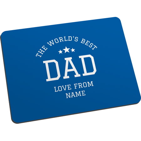 Personalised Cardiff City FC World's Best Dad Mouse Mat