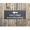 Personalised Engraved Slate Plaque Sign - Arrow Motif with wall fixings - 25x10cm