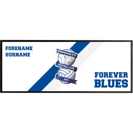 Personalised Birmingham City Forever Regular Bar Runner