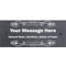 Personalised Elegant Swirl Motif Natural Slate Sign Garden Plaque With Wall Fixings - 25x10cm