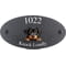 Personalised Rottweiler Dog Motif Oval Slate House Sign Plaque 25x13cm