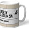 Personalised Swansea City AFC Liberty Stadium Street Sign Mug