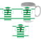 Personalised 'Back of Shirt' Mug & Coaster Set for Celtic supporters - 11oz Ceramic Mug