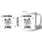 Personalised Grumpy Cat Emoji - Doesn't Care Mug Grey