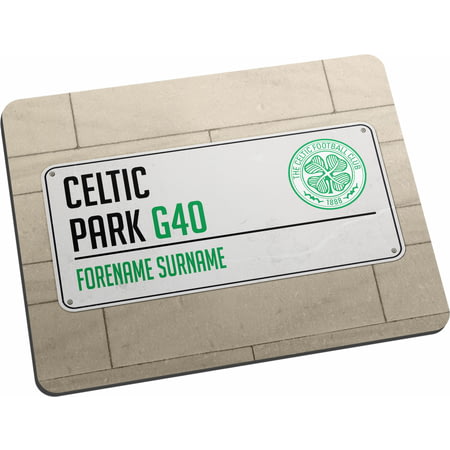 Personalised Celtic Celtic Park Street Sign Fabric Mouse Mat