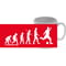 Personalised Football Player Evolution 11oz Ceramic Mug for Nottingham Forest fans