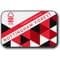 Personalised Nottingham Forest FC Patterned Rear Car Mats