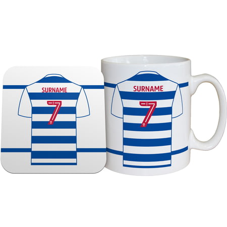 Personalised Reading FC Shirt Mug & Coaster Set