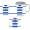 Personalised 'Back of Shirt' Mug & Coaster Set for Reading supporters - 11oz Ceramic Mug