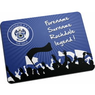 Personalised Rochdale AFC Legend Mouse Mat