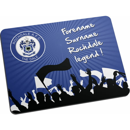 Personalised Rochdale AFC Legend Mouse Mat