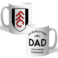 Personalised Fulham FC World's Best Dad Mug