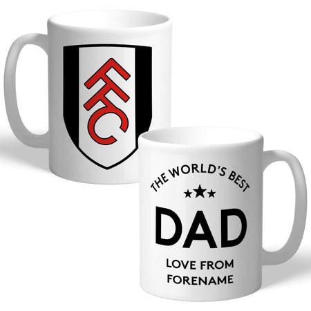 Personalised Fulham FC World's Best Dad Mug