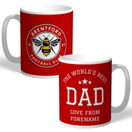 Personalised Brentford FC World's Best Dad Mug