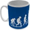 Personalised Football Player Evolution 11oz Ceramic Mug for Birmingham City fans