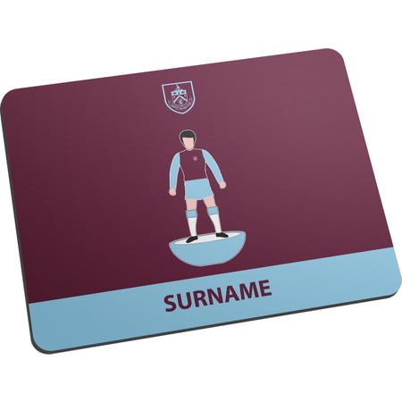 Personalised Burnley FC Player Figure Mouse Mat