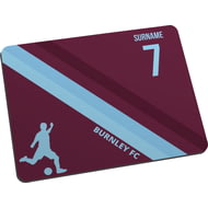 Personalised Colour Stripe Mouse Mat for Burnley football fans