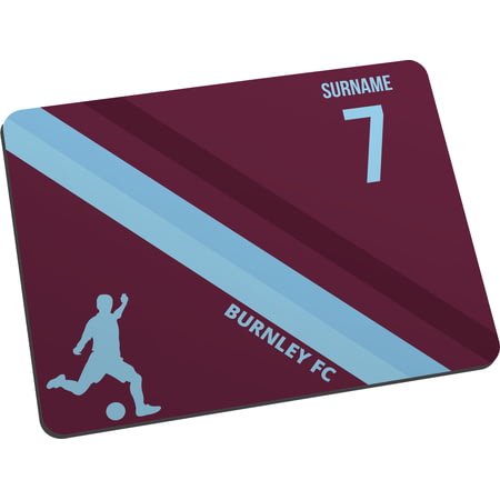 Personalised Colour Stripe Mouse Mat for Burnley football fans