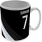 Personalised Derby County Colour Stripe Ceramic Mug