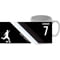 Personalised Derby County Colour Stripe Ceramic Mug