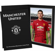 Personalised Manchester United FC Rojo Autograph Player Photo Folder