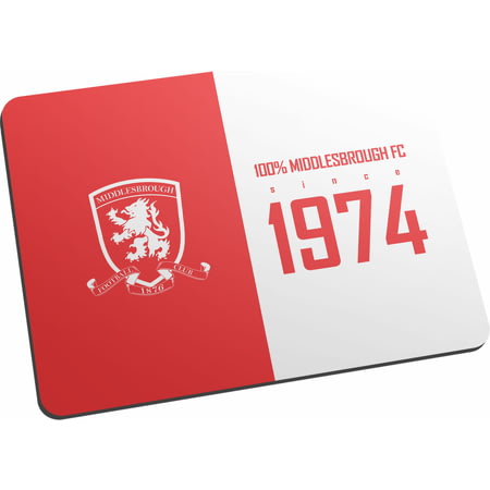 Personalised Middlesbrough FC 100 Percent Mouse Mat