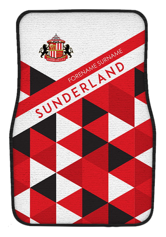 Sunderland Personalised AFC Patterned Pair of Car Sunshades
