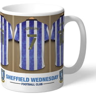 Personalised Sheffield Wednesday FC Dressing Room Shirts Mug