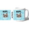 Personalised Grumpy Cat Emoji - Nope Mug Blue