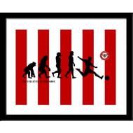 Personalised Brentford Evolution Framed Print