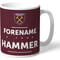 Personalised West Ham United True Hammer 11oz Ceramic Mug