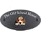 Personalised Beagle Dog Motif Oval Slate House Sign Plaque 25x13cm