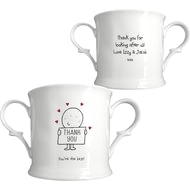 Personalised Chilli & Bubbles Thank You Loving Cup