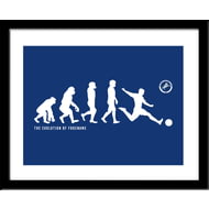 Personalised Millwall FC Evolution Framed Print