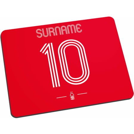 Personalised Nottingham Forest FC Retro Shirt Mouse Mat