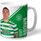 Personalised Celtic FC Brown Autograph Player Photo Mug