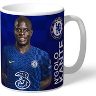 Personalised Chelsea FC N'Golo Kanté Autograph Player Photo 11oz Ceramic Mug