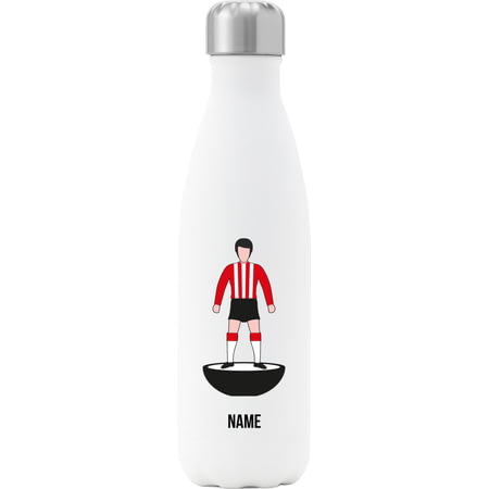 Personalised Sunderland Player Figure Insulated Water Bottle - 500ml - White