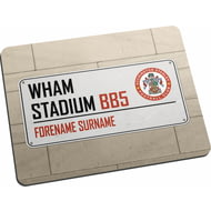 Personalised Accrington Stanley Street Sign Mouse Mat