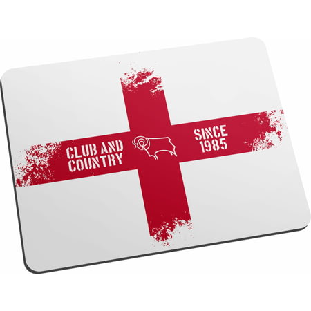 Personalised Derby County Club And Country Mouse Mat
