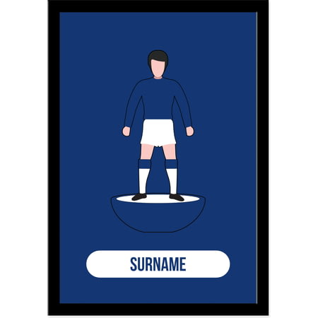 Personalised Millwall Player Figure A4 Framed Print