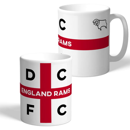 Personalised Derby County England Supporters Club Mug