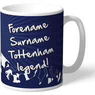 Personalised Tottenham Hotspur FC Legend Mug