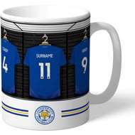 Personalised Leicester City Dressing Room Shirts Photo 11oz Ceramic Mug