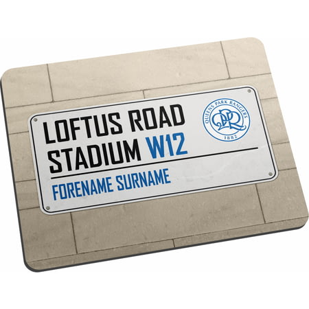 Personalised Queens Park Rangers FC Street Sign Mouse Mat