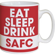 Personalised Sunderland AFC Eat Sleep Drink Mug
