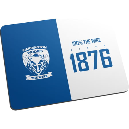 Made Just For You Official Licensed Warrington Wolves Eat Sleep Drink Mouse Mat 