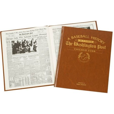 Personalised Chicago Cubs Baseball Newspaper Book